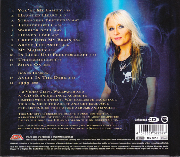 Doro - Warrior Soul CD | AFM Records (AFM 107-9) - 3 Doro - Warrior Soul CD | AFM Records (AFM 107-9) - 3