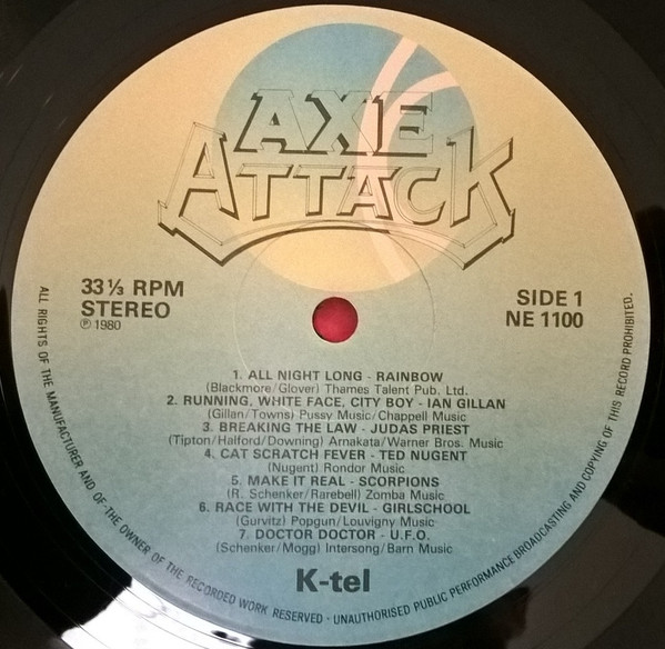 Various - Axe Attack | K-Tel (NE 1100) - 3
