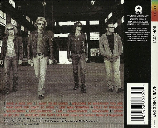 Bon Jovi - Have A Nice Day [CD] | Island Records (B000537102) - 2