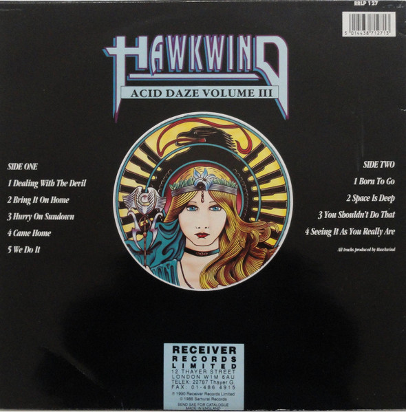 Hawkwind - Acid Daze Volume 3 | Receiver Records Limited (RRLP 127) - 2