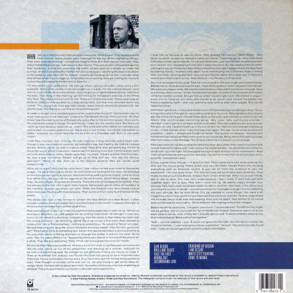 Pete Townshend - White City (A Novel) [Vinyl] | ATCO Records (79 04731) - 2