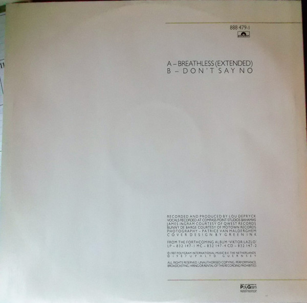 Viktor Lazlo - Breathless | Polydor (888 479-1) - 2