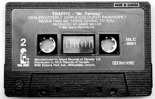 Traffic - Mr. Fantasy [Cassette] | Island Records (ISMC-9061) - 3
