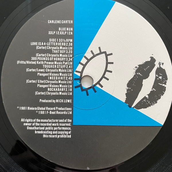 Carlene Carter - Blue Nun | F-Beat (XXLP 12) - 3