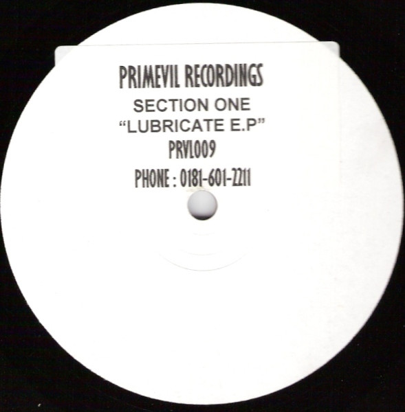 Section One - Lubricate E.P | Primevil (PRVL009)