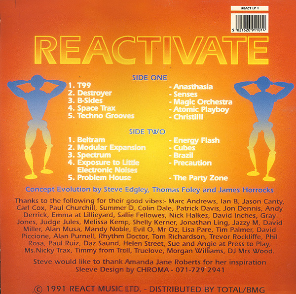Various - Reactivate Volume #1 - The Belgian Techno Anthems | React (REACT LP 1) - 2 Various - Reactivate Volume #1 - The Belgian Techno Anthems | React (REACT LP 1) - 2