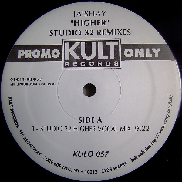 Ja'shay - Higher (Studio 32 Remixes) | Kult Records (KULO 057)