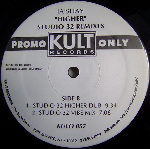 Ja'shay - Higher (Studio 32 Remixes) | Kult Records (KULO 057) - 2