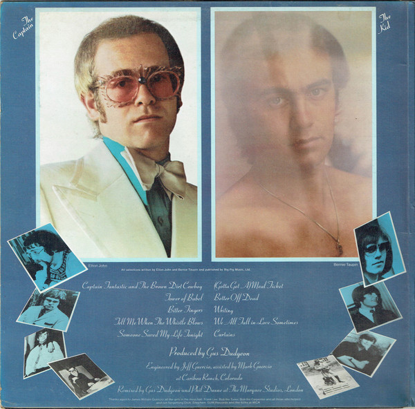 Elton John - Captain Fantastic And The Brown Dirt Cowboy | DJM Records (DJLPX 1)