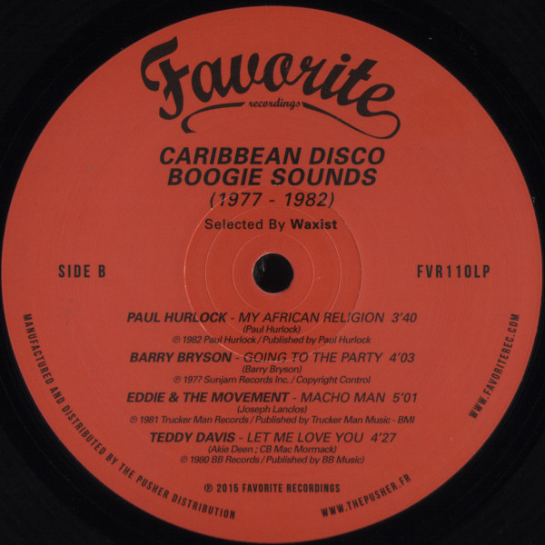 Various - Caribbean Disco Boogie Sounds (1977-1982) | Favorite Recordings (FVR110LP) - 4 Various - Caribbean Disco Boogie Sounds (1977-1982) | Favorite Recordings (FVR110LP) - 4