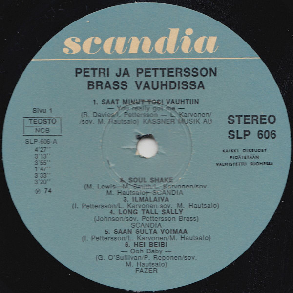 Petri & Pettersson Brass - Vauhdissa | Scandia (SLP 606) - 3