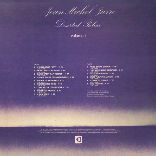 Jean-Michel Jarre - Deserted Palace | Transversales Disques (TRS33) - 2