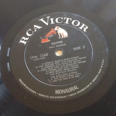 Harry Belafonte - Calypso | RCA Victor (LPM-1248) - 4 Harry Belafonte - Calypso | RCA Victor (LPM-1248) - 4