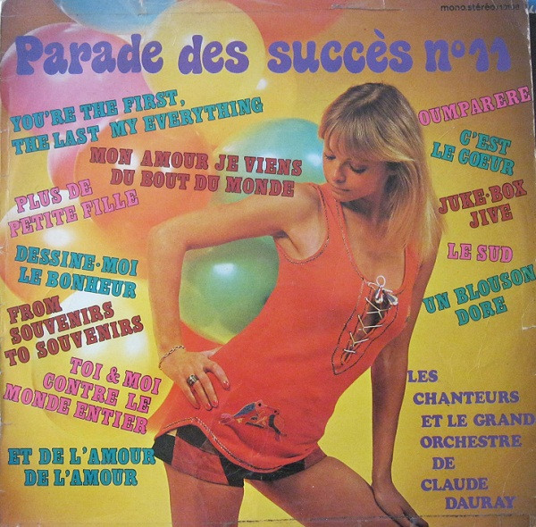 Claude Dauray Et Son Orchestre - Parade Des Succès N°11 | Productions VYG (10108) - main