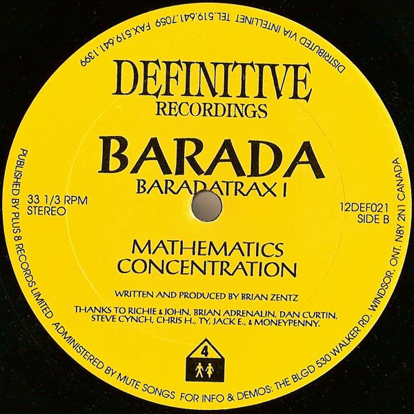 Barada - Baradatrax I & II | Definitive Recordings (12DEF021) - 2 Barada - Baradatrax I & II | Definitive Recordings (12DEF021) - 2