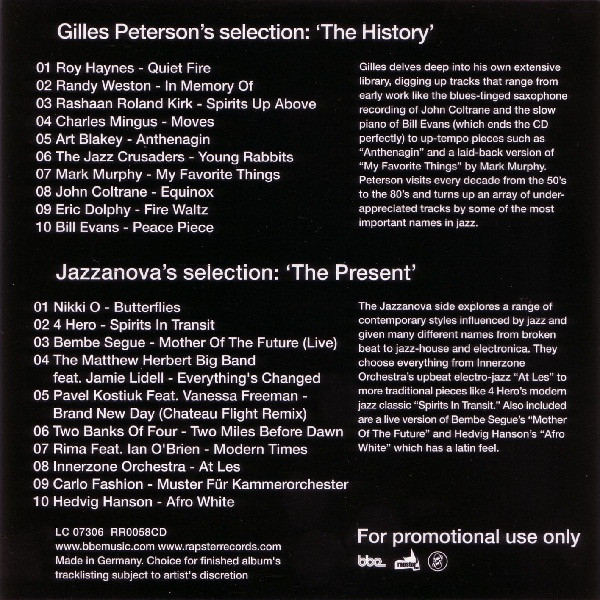 Gilles Peterson & Jazzanova - The Kings Of Jazz | Rapster Records (RR0058CD) - 2