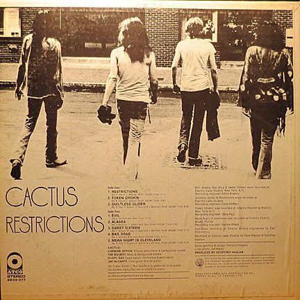 Cactus - Restrictions | ATCO Records (SD33-377) - 2