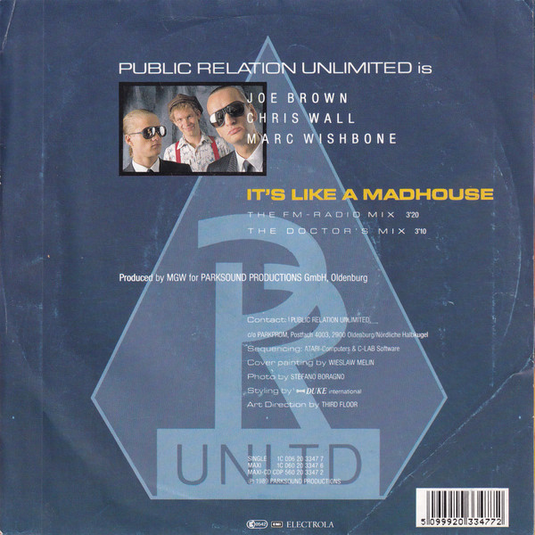 Public Relation Unlimited - It's Like A... Madhouse | EMI (1C 006-2 03347 7) - 2 Public Relation Unlimited - It's Like A... Madhouse | EMI (1C 006-2 03347 7) - 2