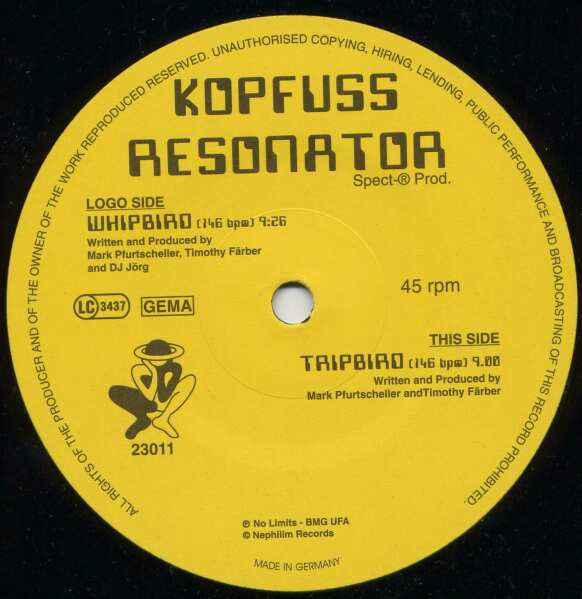 Kopfuss Resonator - Whipbird / Tripbird | Nephilim Records (23011) - 3