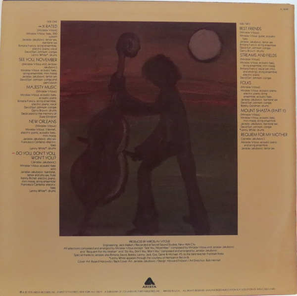Miroslav Vitous - Majesty Music [Vinyl] | Arista (AL 4099) - 2