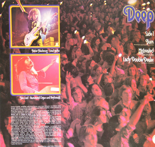 Deep Purple - Made In Europe | Purple Records (1C 062-98 181)