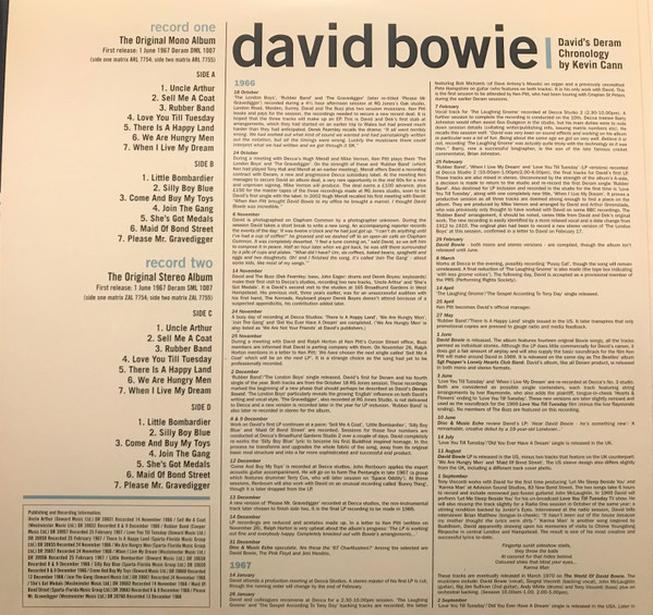 David Bowie - David Bowie (2LP - RSD2018 - Blue + Red Vinyl) [Vinyl] | UMC (0602567154433) - 5
