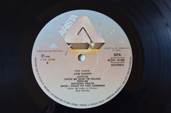The Kinks - Low Budget | Arista (8E 072 63089) - 3