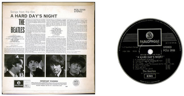 The Beatles - A Hard Day's Night | Parlophone (PCSJ 3058) - 2 The Beatles - A Hard Day's Night | Parlophone (PCSJ 3058) - 2