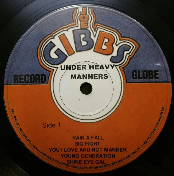 Prince Far I - Under Heavy Manners | Joe Gibbs Record Globe (JGML 2914) - 3