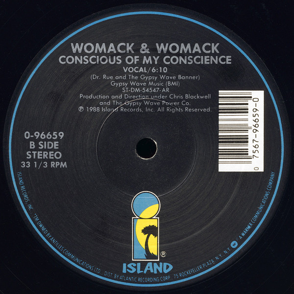 Womack & Womack - Teardrops | Island Records (0-96659) - 2 Womack & Womack - Teardrops | Island Records (0-96659) - 2