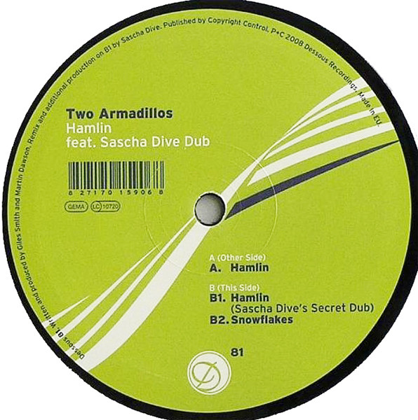 Two Armadillos - Hamlin | Dessous Recordings (Dessous 81) - 2 Two Armadillos - Hamlin | Dessous Recordings (Dessous 81) - 2