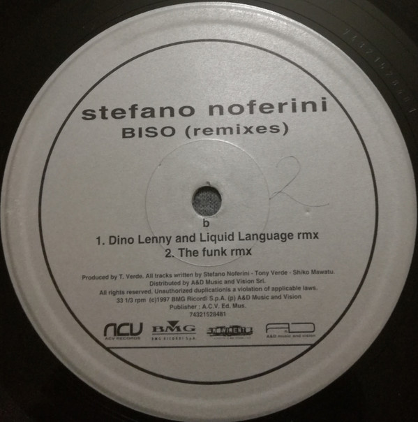 Stefano Noferini - Biso (Remixes) | BMG Ricordi S.p.A. (74321 52848 1) - 2 Stefano Noferini - Biso (Remixes) | BMG Ricordi S.p.A. (74321 52848 1) - 2
