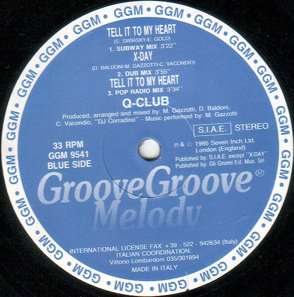 Q-Club - Tell It To My Heart | Groove Groove Melody (GGM 9541)