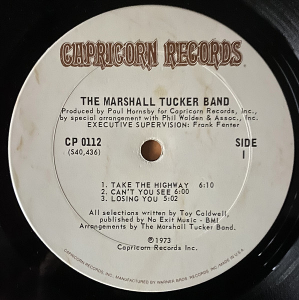 The Marshall Tucker Band - The Marshall Tucker Band | Capricorn Records (CP 0112) - 4