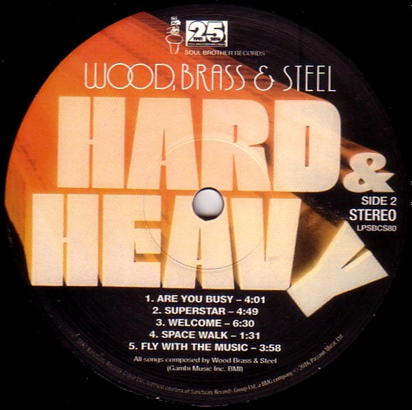 Wood, Brass & Steel - Hard & Heavy | Soul Brother Records (LPSBCS80) - 4