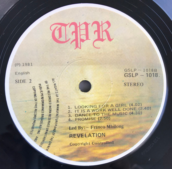 Revelation - Love Affairs | Tambourine Party Records (TPR 004) - 4 Revelation - Love Affairs | Tambourine Party Records (TPR 004) - 4