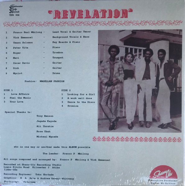 Revelation - Love Affairs | Tambourine Party Records (TPR 004) - 2 Revelation - Love Affairs | Tambourine Party Records (TPR 004) - 2
