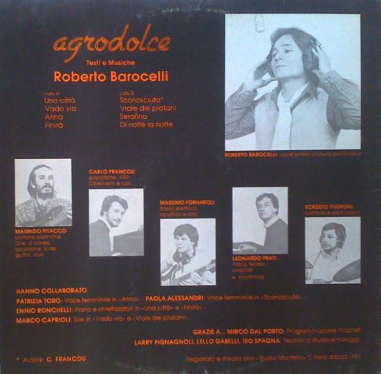 Roberto Barocelli - Agrodolce | Fruit Record (FR 3501) - 2 Roberto Barocelli - Agrodolce | Fruit Record (FR 3501) - 2