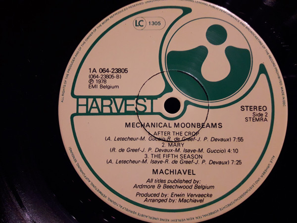 Machiavel - Mechanical Moonbeams | Harvest (1A 064-23805) - 4 Machiavel - Mechanical Moonbeams | Harvest (1A 064-23805) - 4