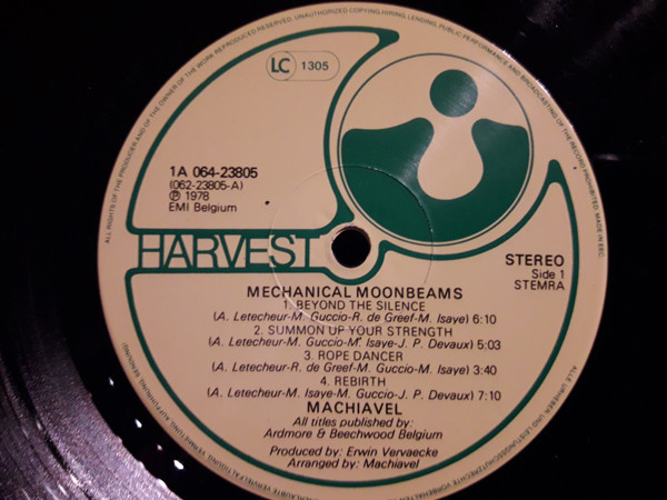 Machiavel - Mechanical Moonbeams | Harvest (1A 064-23805) - 3 Machiavel - Mechanical Moonbeams | Harvest (1A 064-23805) - 3