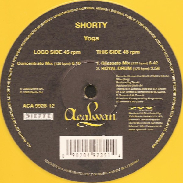 Shorty - Yoga | Acalwan (ACA 9928-12) - main