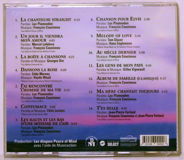 François Cousineau - Clin D'oeil À Des Amis | Les Disques Peace Of Mind (FCCD-9999) - 2
