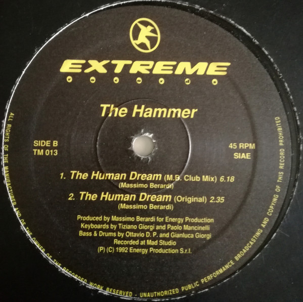 The Hammer - The Human Dream | Extreme Records (TM 013) - 3 The Hammer - The Human Dream | Extreme Records (TM 013) - 3
