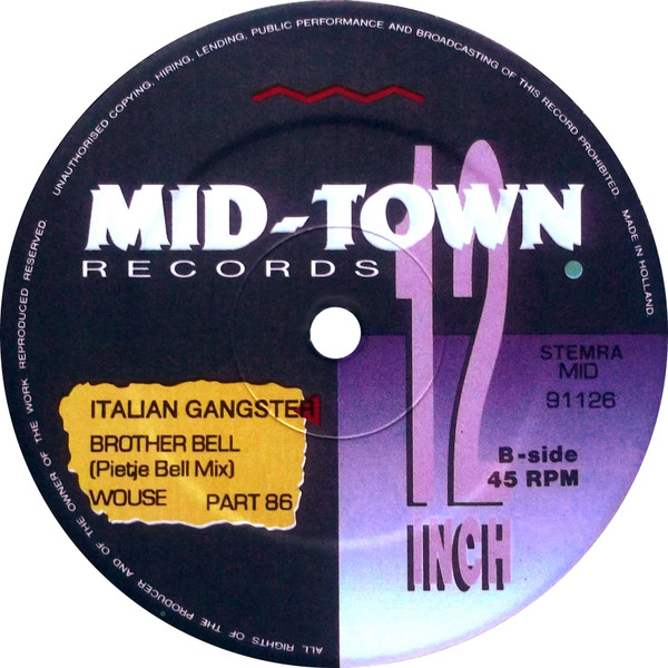 Italian Gangster - Brother Bell | Mid-Town Records (MID 91126) - 4