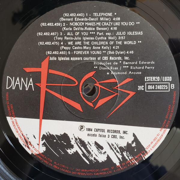 Diana Ross - Swept Away | Capitol Records (31C 064 240225) - 4