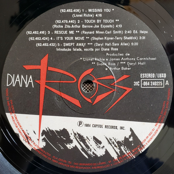 Diana Ross - Swept Away | Capitol Records (31C 064 240225) - 3