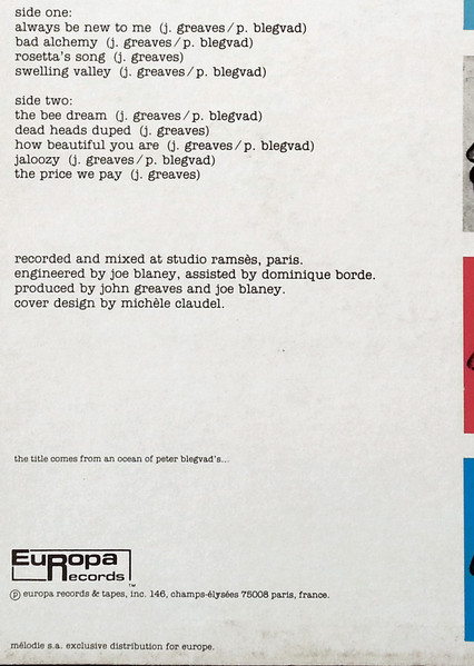 John Greaves - Parrot Fashions | Europa Records (JP 2016) - 3 John Greaves - Parrot Fashions | Europa Records (JP 2016) - 3
