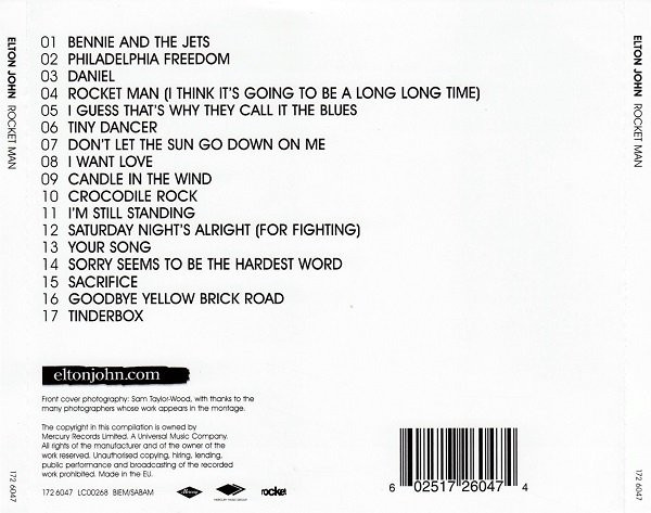 Elton John - Rocket Man ● The Definitive Hits | The Rocket Record Company (172 6047) - 2