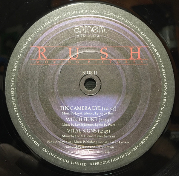 Rush - Moving Pictures [Vinyl] | Anthem (ANR-1-1030) - 4