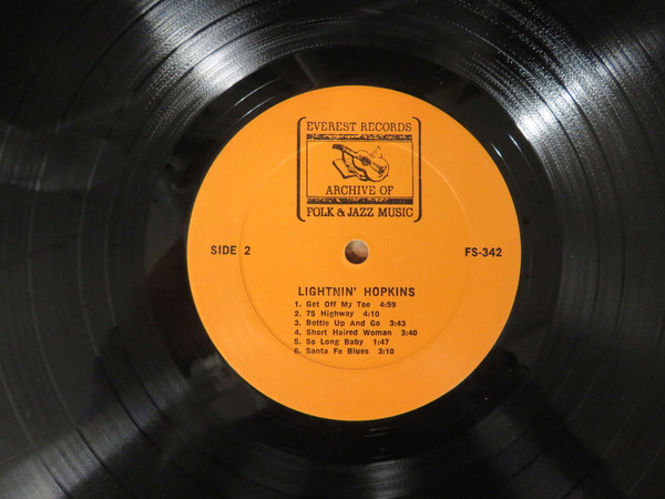 Lightnin' Hopkins - Autobiography In Blues [Vinyl] | Everest Records Archive Of Folk & Jazz Music (FS-342) - 4